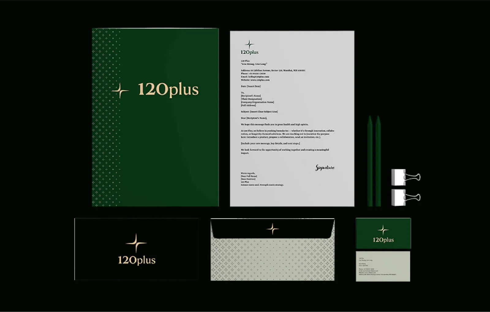 120plus — brand application 1