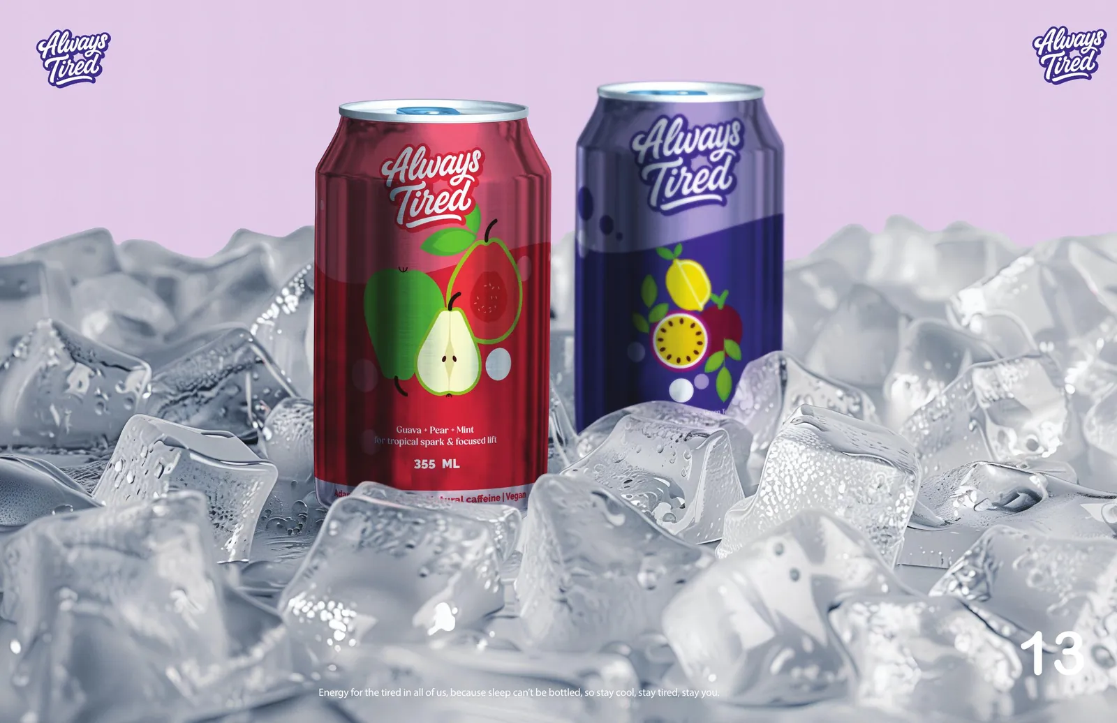Always Tired — brand application 1