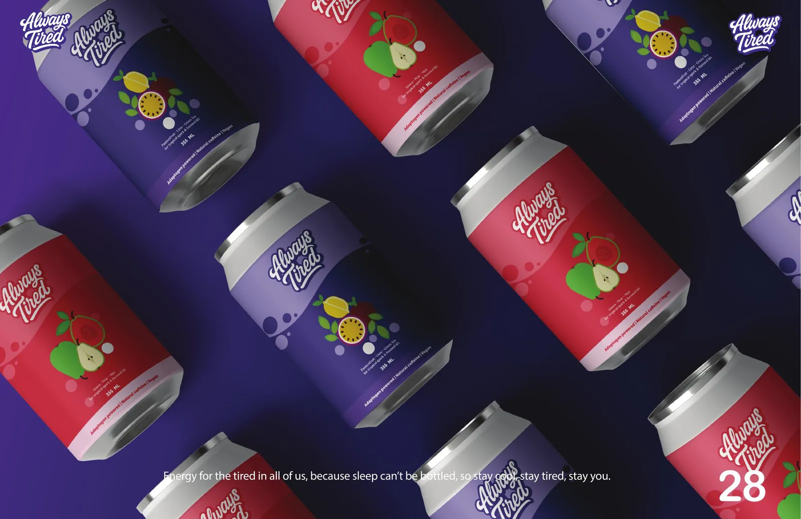 Always Tired — brand application 5