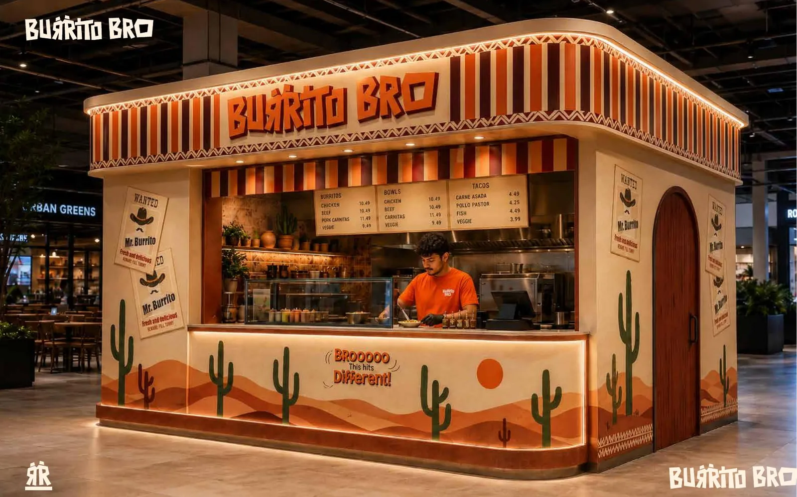 Burrito Bro — brand application 1