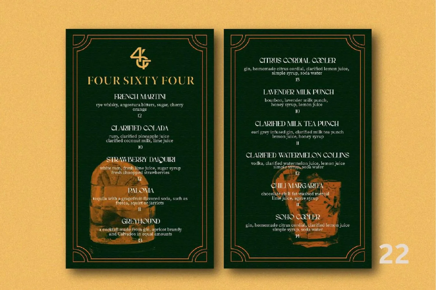 Four Sixty Four — brand application 2