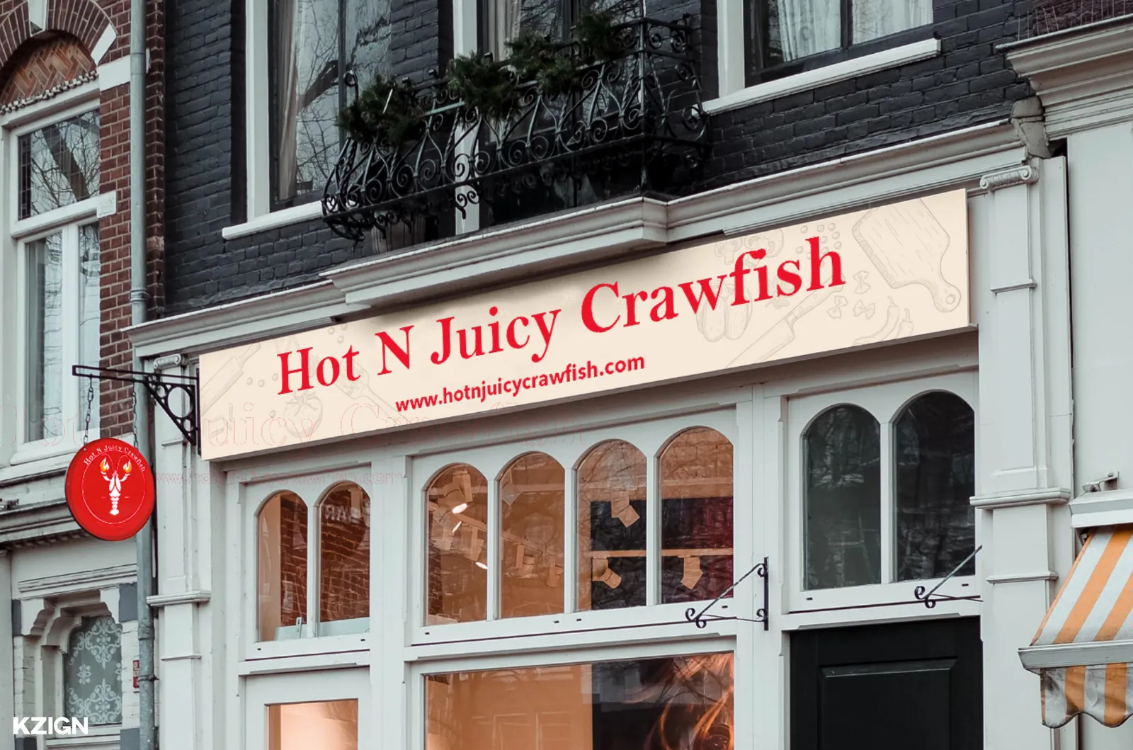 Hot N Juicy Crawfish — brand application 1