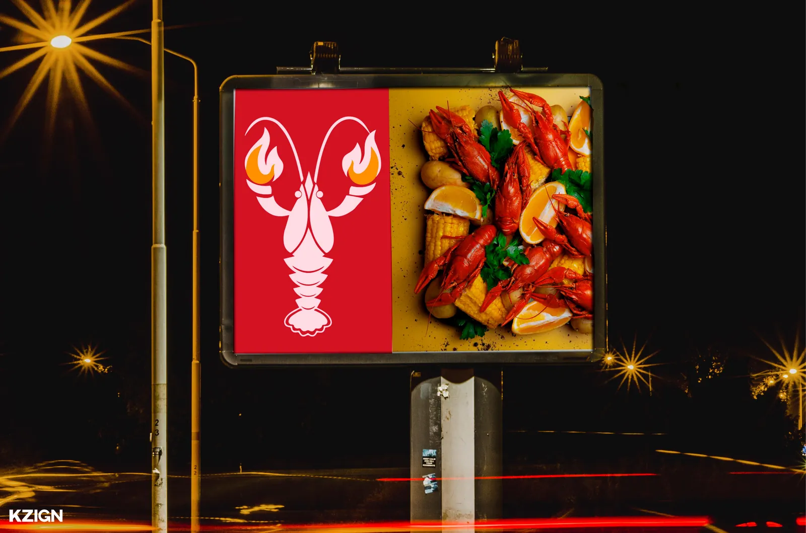 Hot N Juicy Crawfish — brand application 2