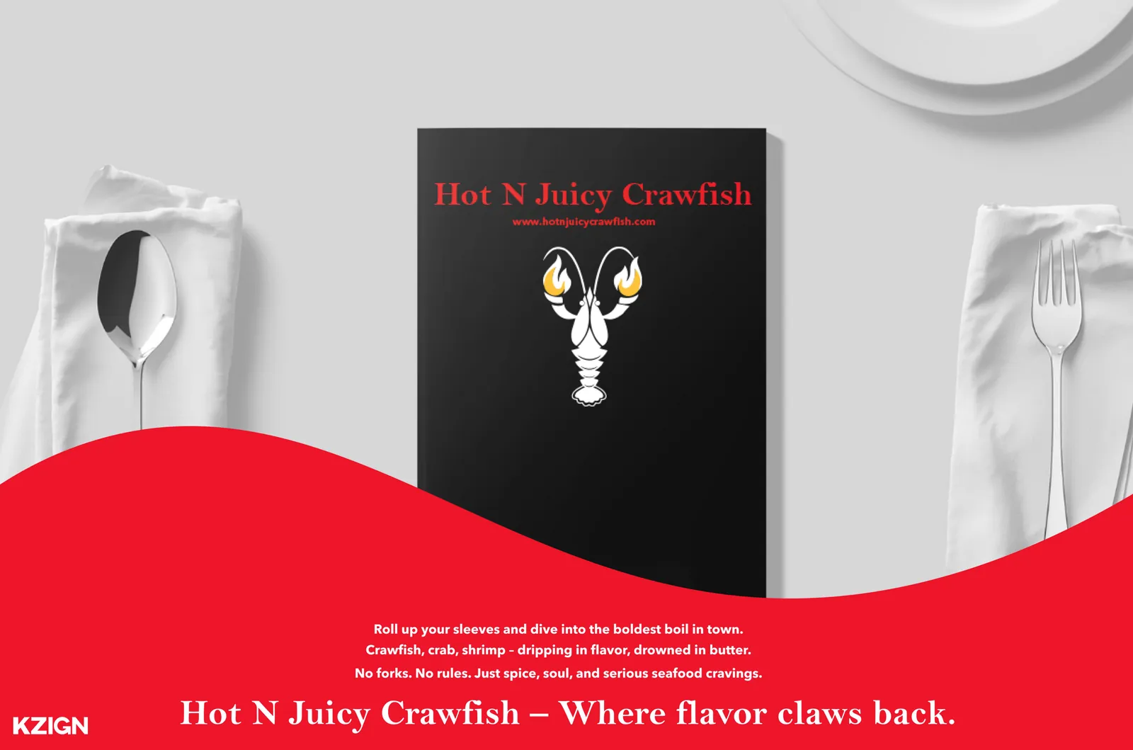 Hot N Juicy Crawfish — brand application 5