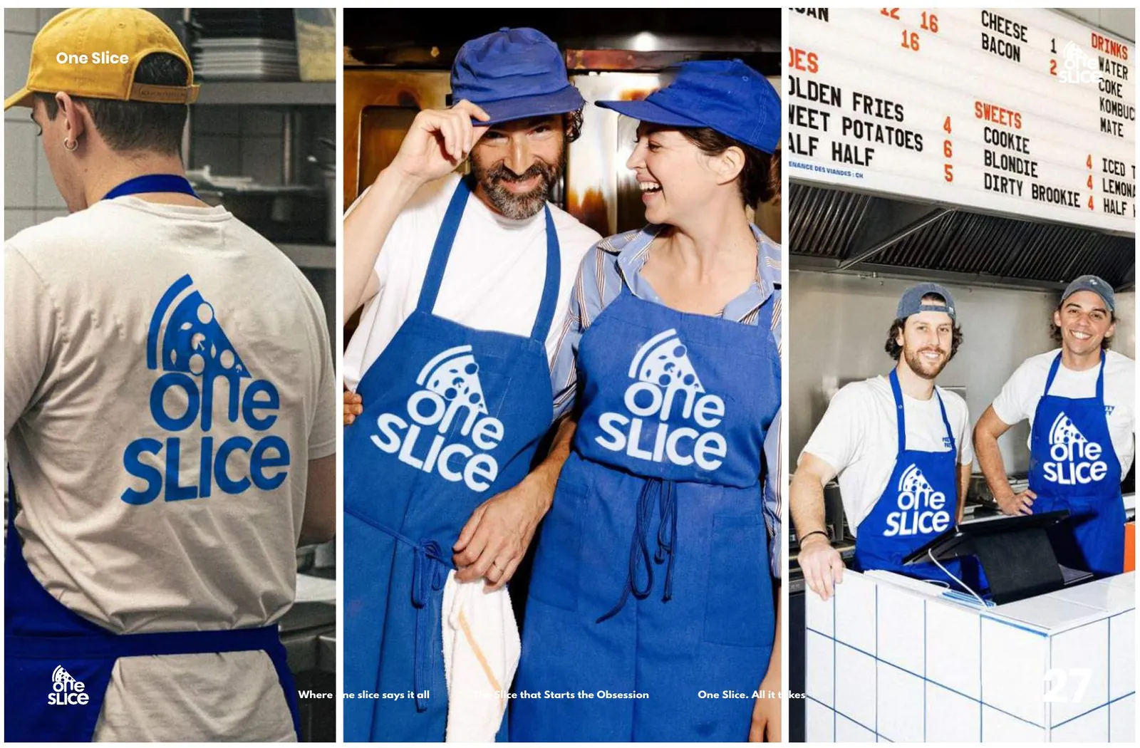 One Slice — brand application 4