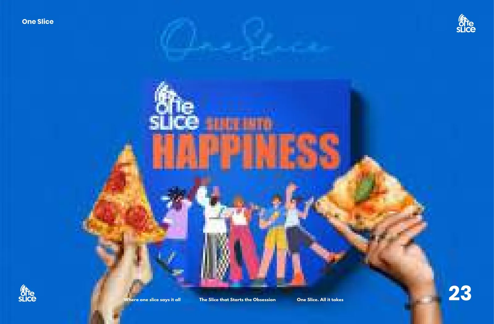 One Slice — brand application 6
