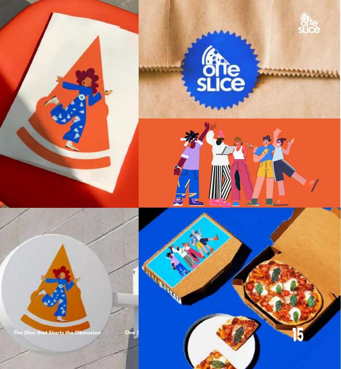 One Slice — brand application 7