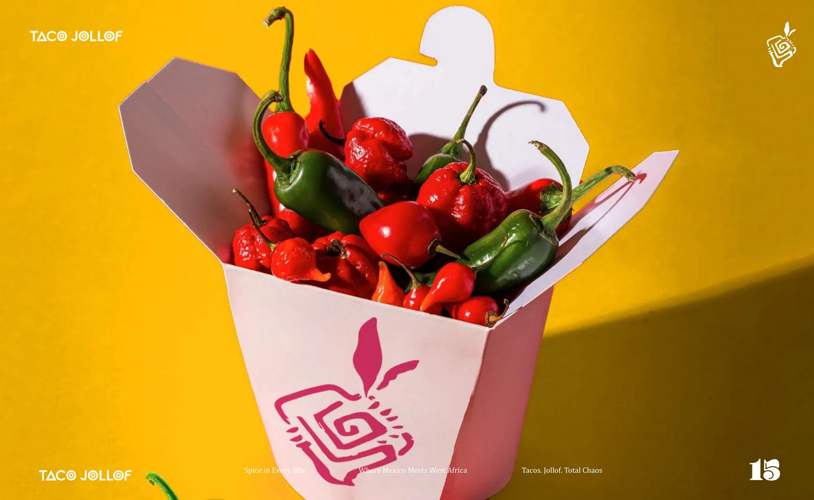 Taco Jollof — brand application 1