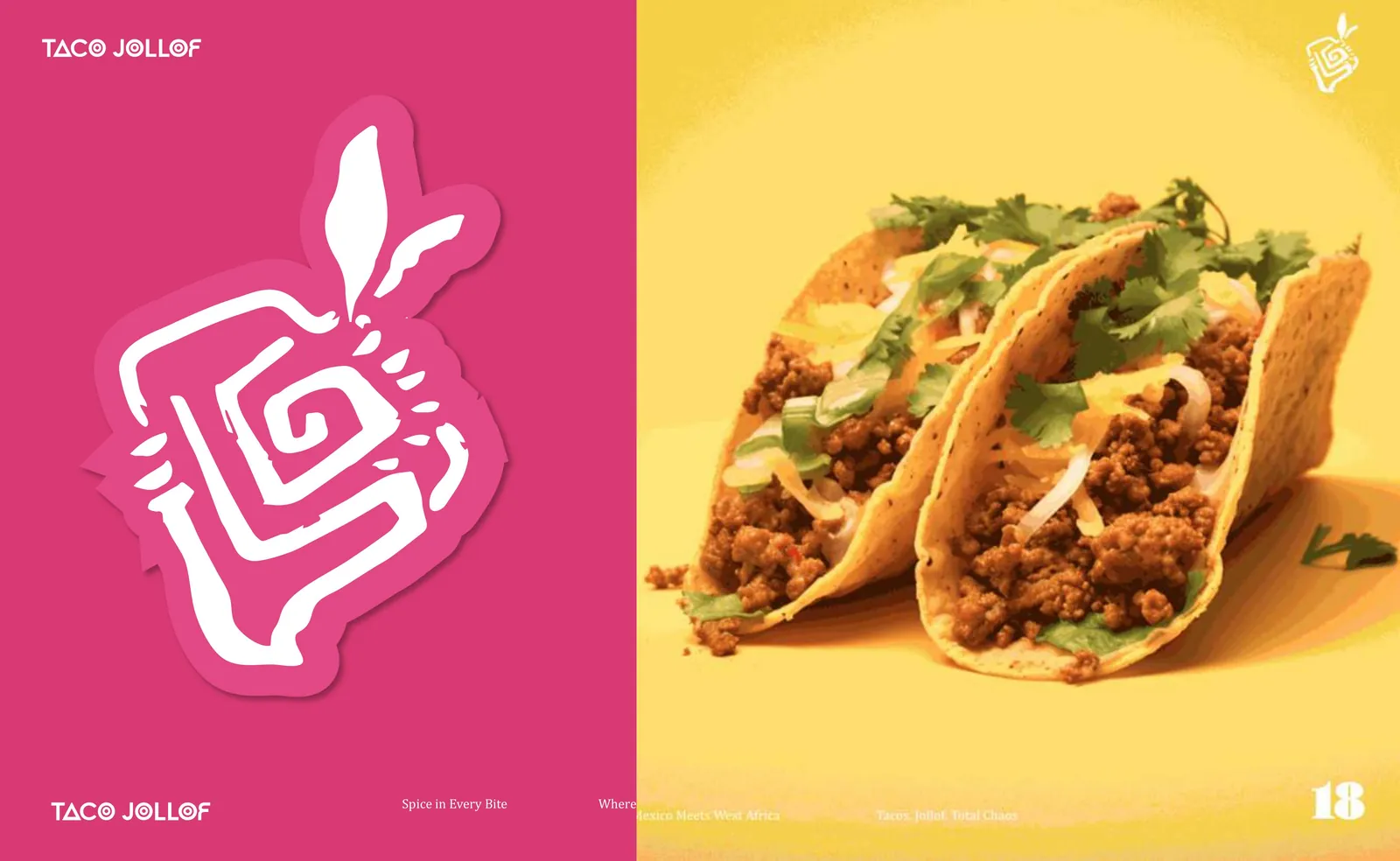 Taco Jollof — brand application 3