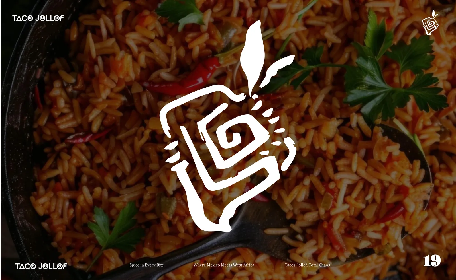 Taco Jollof — brand application 4