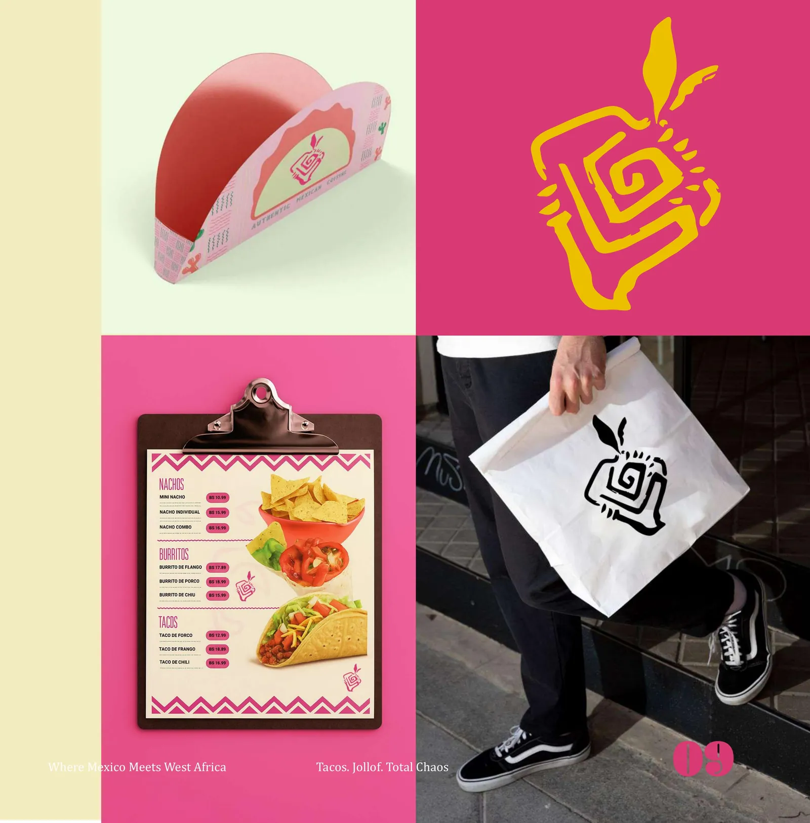 Taco Jollof — brand application 6