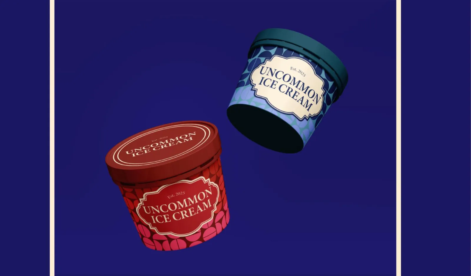 Uncommon Ice Cream — brand application 1