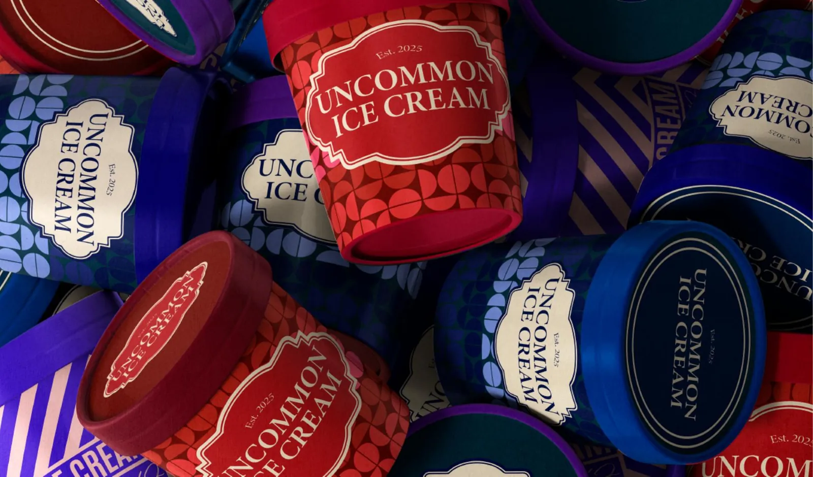 Uncommon Ice Cream — brand application 2