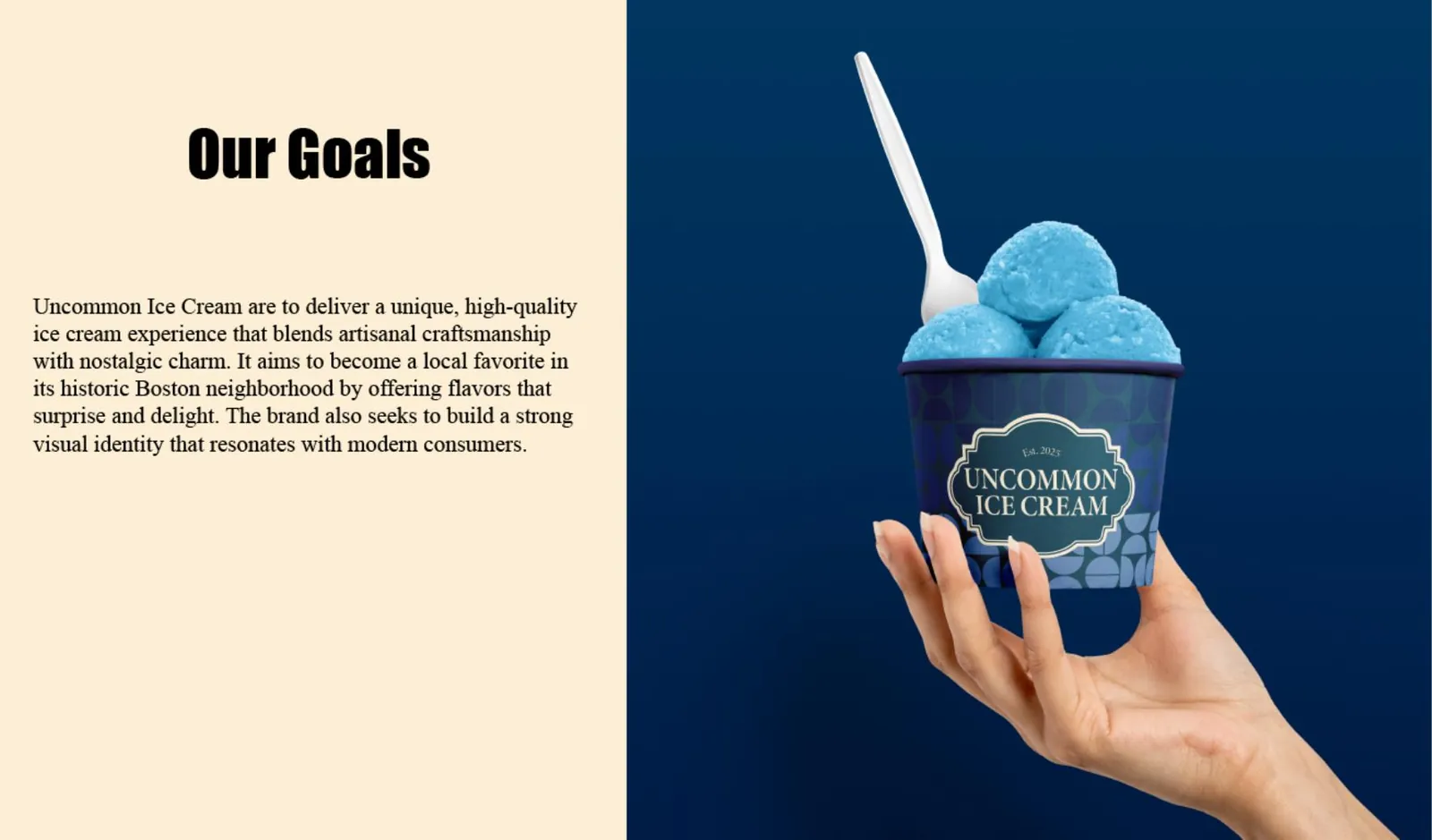 Uncommon Ice Cream — brand application 4