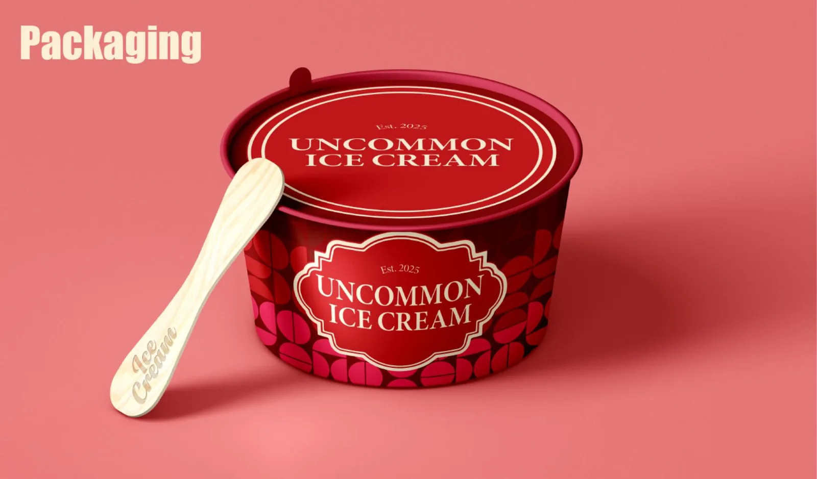 Uncommon Ice Cream — branding and brand book and packaging by Kzign